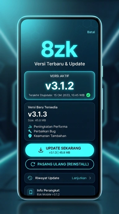 Riwayat Versi 8zk untuk Pengguna Android