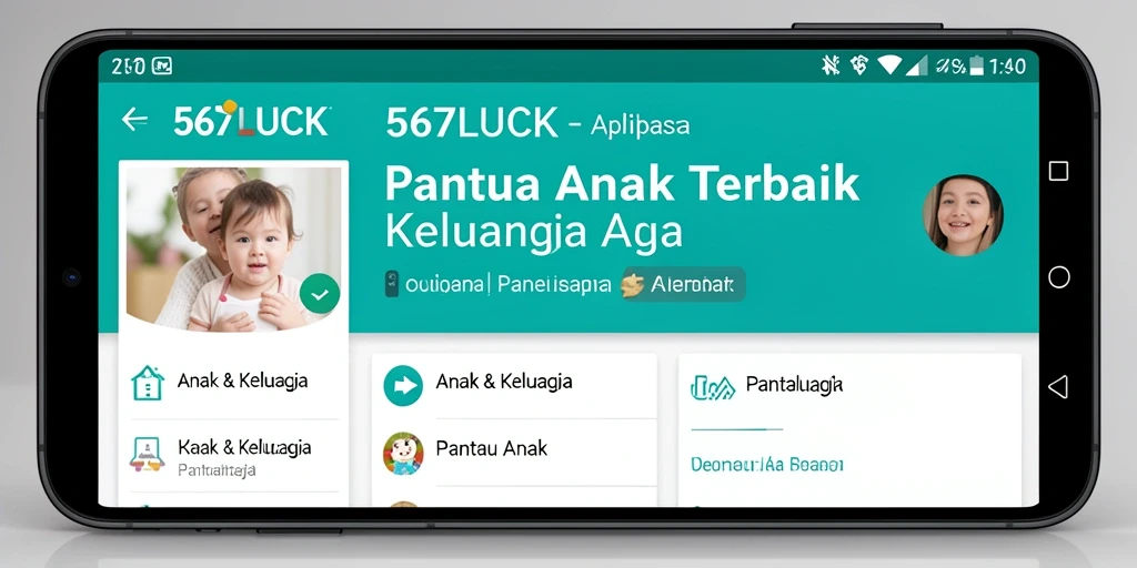 Tampilan antarmuka intuitif aplikasi Pantau Anak 567LUCK