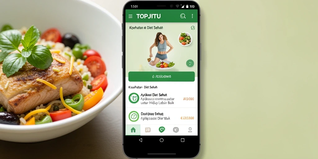 Tampilan antarmuka TOPJITU yang intuitif dan menarik.