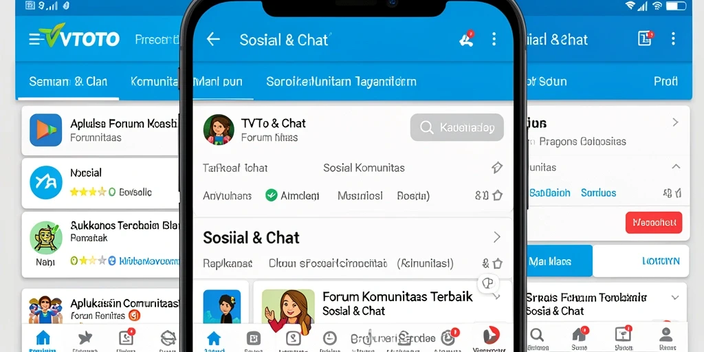 Tampilan antarmuka TVTOTO yang menarik dan fungsional.